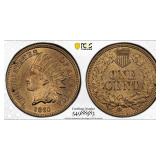 1860 Indian Head Cent Graded MS63 by PCGS