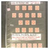 US Postage Due Stamps Mint NH on page with CV $764