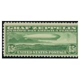 US Stamps #C13 Mint LH PSE Graded F/VF 75 SMQ $135