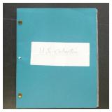 US Stamps Mint and Used Singles on pages with iden