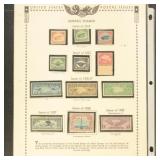 US Stamps #C1-C6, C18 Mint Hinged (baby Zeppelin w