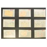 US Airmail Stamps Mint & Used in glassines with du