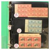 US Stamps 1920s-1930s Plate Block collection on Va