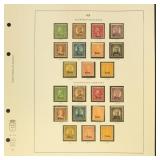US Stamps #658-679 Mint Hinged with small  CV $480