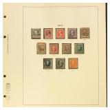 US Stamps 1890s-1900s Used collection on Lindner p