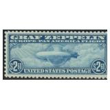 US Stamps #C15 Mint NH w/ gum skips CV $850