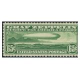 US Stamps #C13 Mint Regummed Zeppelin  Airmail
