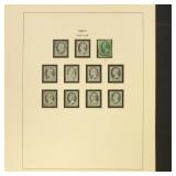US Stamps 1870s-1880s Used collection on Lindner p