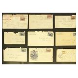 US Stamps Covers & Postal History 1860s-1950s, inc