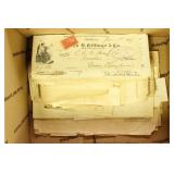 US 20th century ephemera, checks & documents incl