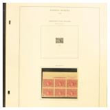 US Stamps 1909-1932 Plate Block collection on Scot