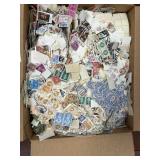 US Stamps Used 13 pounds off paper mix in bankers