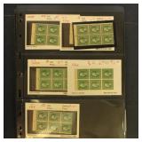 US Stamps 1900s-1970s Booklet Panes collection on
