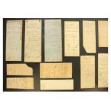 US 19th century documents, mostly 1820s-1870s Deed