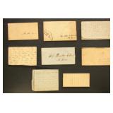 1860s letters and envelopes, none postally used bu