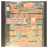 US Stamps Mystery Batch, mix of mint and used, 19t