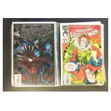 Spider-Man Comic Books 49 from 1980s-1990s, mostly