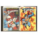 Superman Comic Books 30+ from 1980s-2000s mostly i