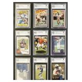 40 Beckett Graded Football Cards, 19 BCCG, 21 BGS,