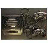 Sega Genesis Video Game Console with controllers a