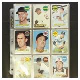 1969 Topps Baseball Cards, 100+ all different, mos