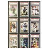 PSA 10 Graded Football Cards x18: incl Randy Moss,