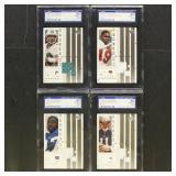SGC Graded 2000 UD Graded Football Card Lot of 15