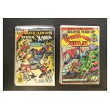 Marvel Team-Up Comic Books 16 from 1970s including