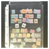 US Stamps 1910s-1960s Regular Issues on Disorganiz