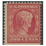 US Stamps #369 Mint NH with small natural gum skip