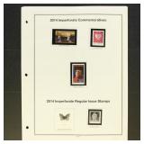 US Imperf Stamps 2014 Mint NH singles & blocks on