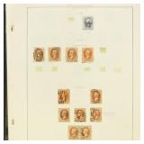 US Stamps 1870s-1890s Used Collection on Pages wit