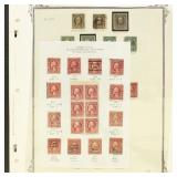 US Stamps 1920s-1930s Collection on pages, used wi