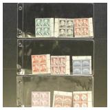 US Stamps $75+ Face Value in Mint NH Plate Blocks