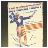 Sheet Music 1940s World War II Patriotic collectio