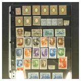 Worldwide Stamps on Vario Pages mostly identified