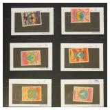 US Stamps 50 WWII Combat Insignia Labels