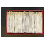 Worldwide Stamps K to N countries on dealer cards,