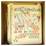 Worldwide Stamps on pages of various types