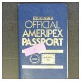 AMERIPEX 1986 Stamp Passport, all 110 attending co