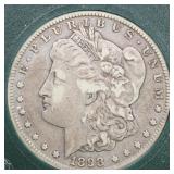 US Silver Coins 1898 Morgan Silver Dollar Circulat
