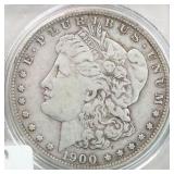 US Silver Coins 1900-S Morgan Silver Dollar Circul