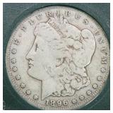 US Silver Coins 1896-S Morgan Silver Dollar Circul