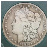 US Silver Coins 1899-S Morgan Silver Dollar Circul