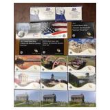 US Coins 1999 / 2020 Quarters Proof Sets, 17 total