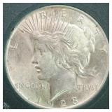 US Silver Coins 1923 Peace Silver Dollar Circulate