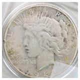 US Silver Coins 1923-S Peace Silver Dollar Circula