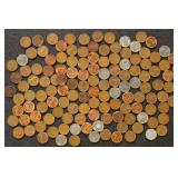 US Coins Pennies accumulation 20th century incl Wh