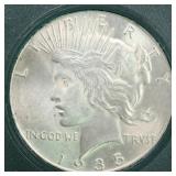 US Silver Coins 1935 Peace Silver Dollar Circulate