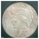US Silver Coins 1926 Peace Silver Dollar Circulate